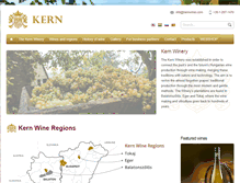 Tablet Screenshot of kernwines.com